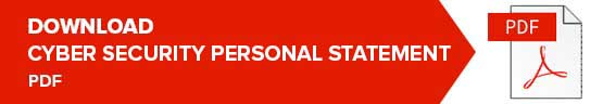 Cyber Security Personal Statement Examples | Sample PDF