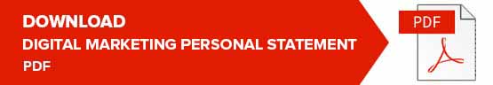 digital marketing personal statement