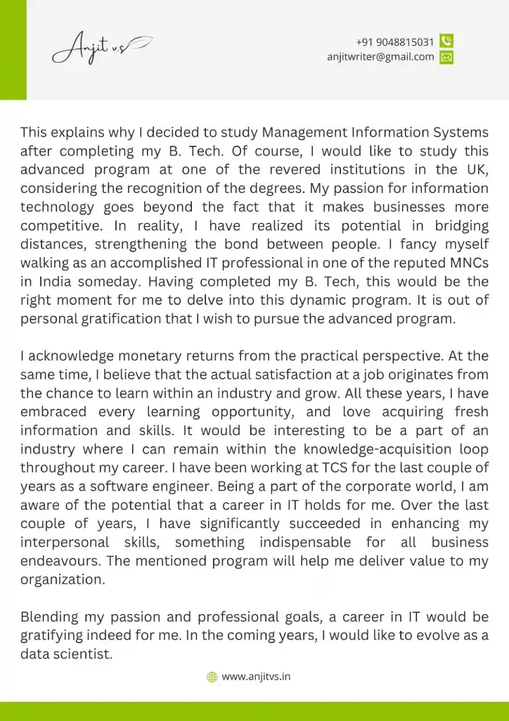 ucl postgraduate personal statement