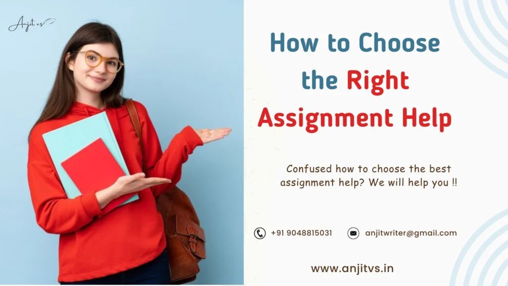How to Choose the Right Assignment Help Service