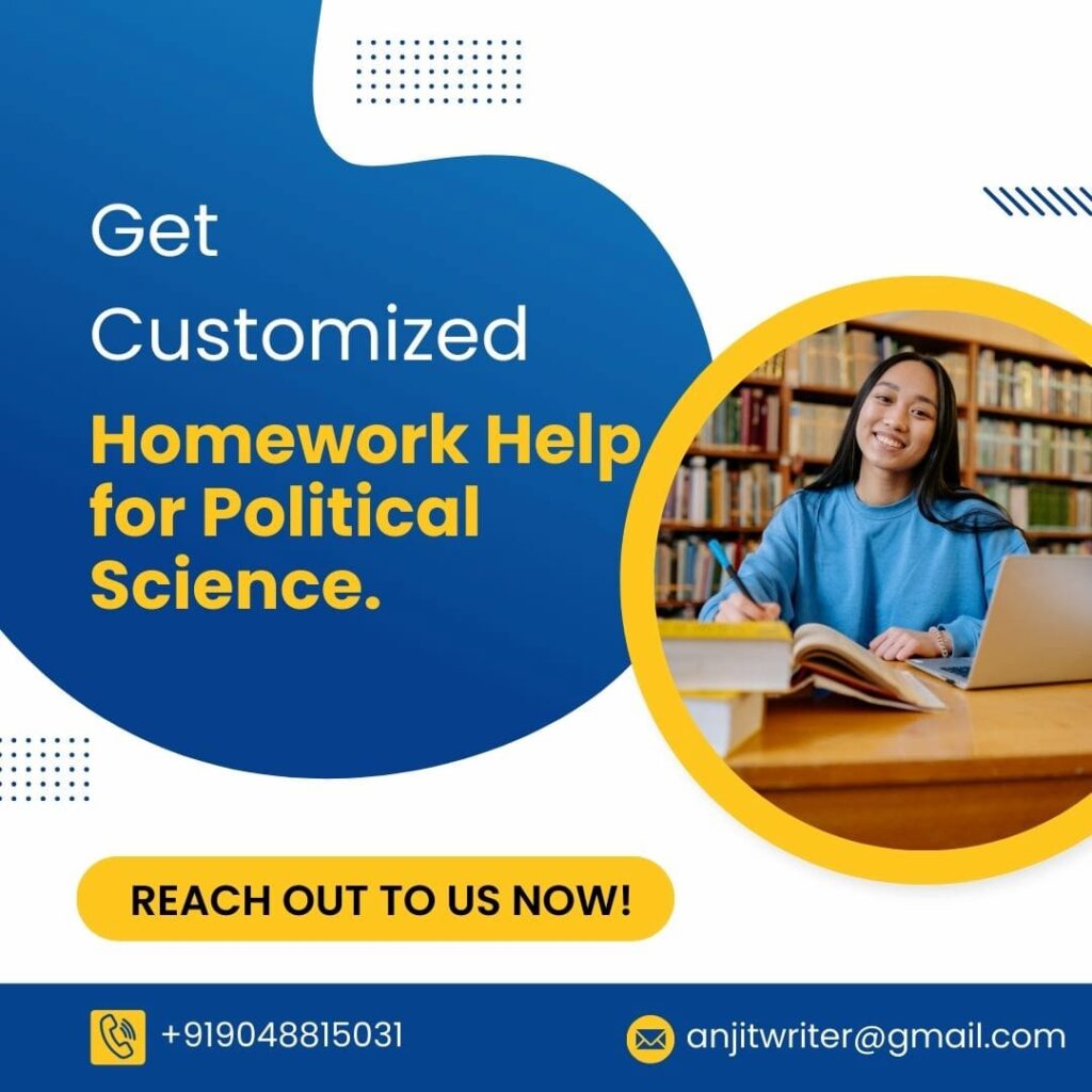 we offer political science homework help for students