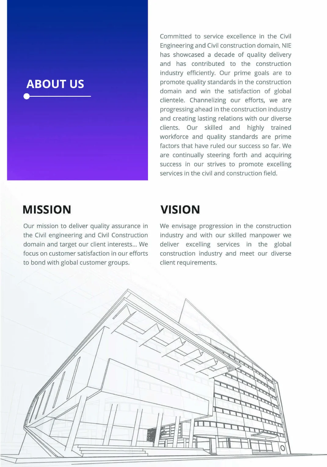 company profile sample pdf