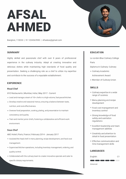 Afsal Ahmed Chef page 0001