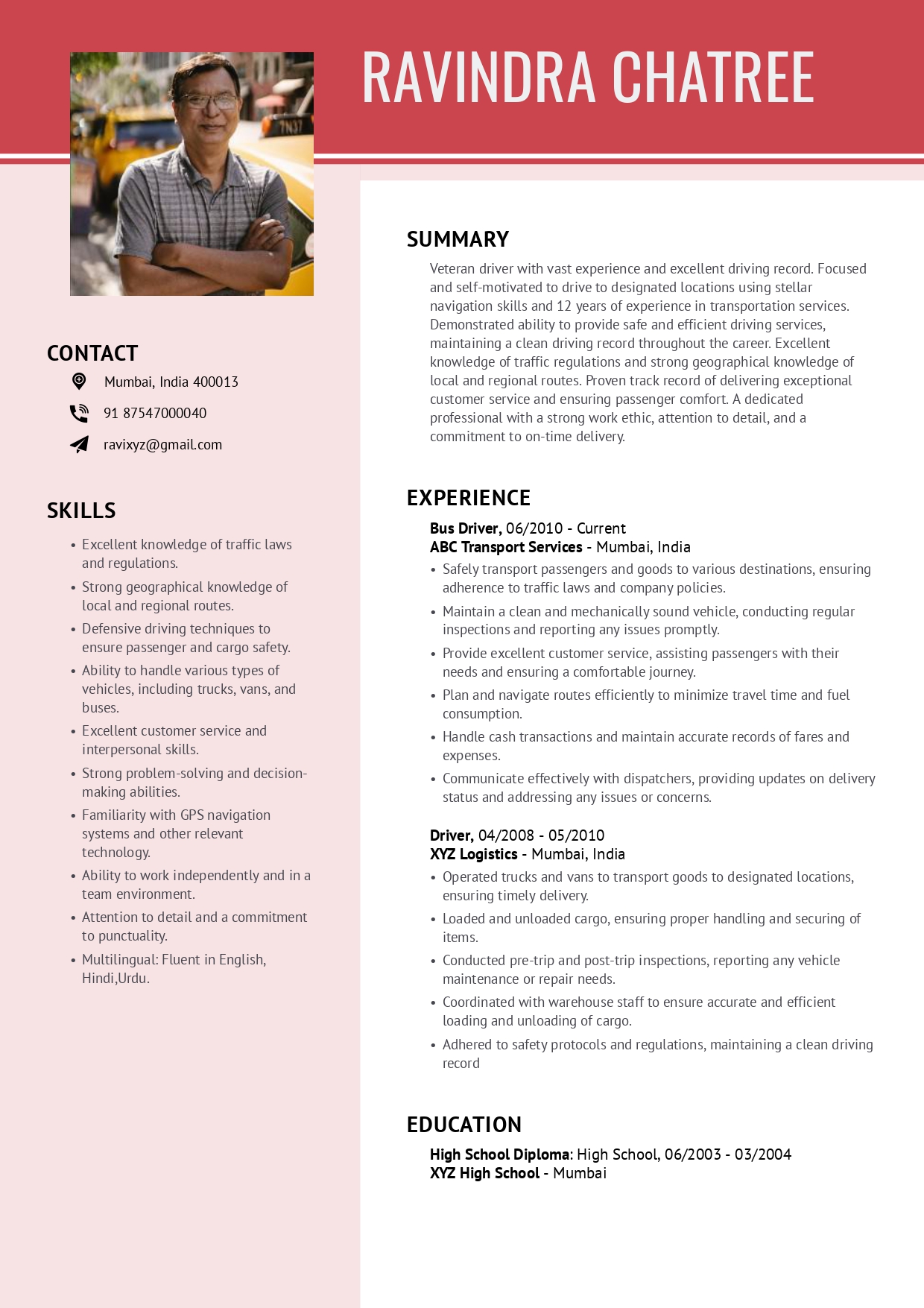 Ravindra Chatree Driver page 0001