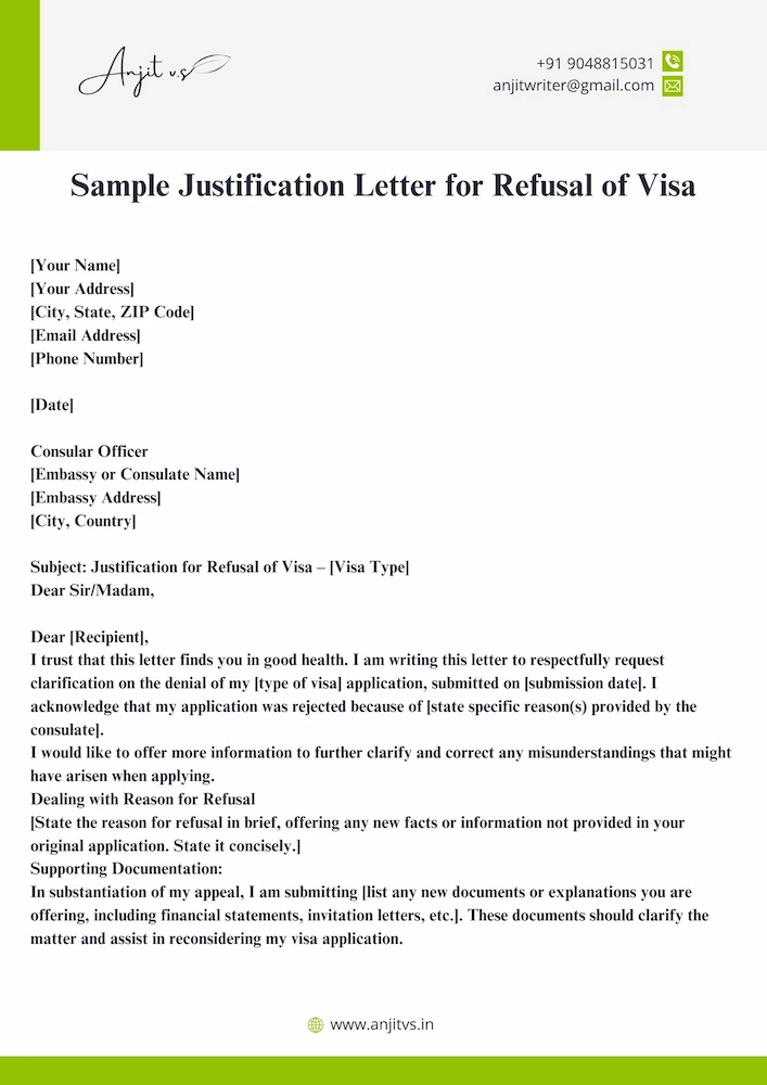 justification letter 2