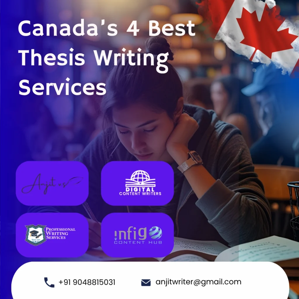 top 4 thesis writing services in Canada