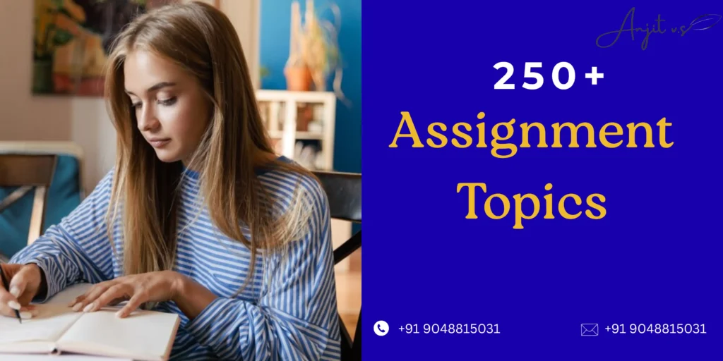 assignment topics