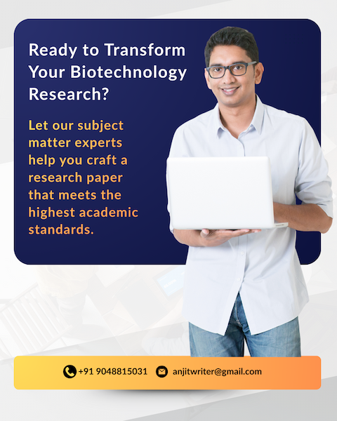 biotechnology research paper writing service