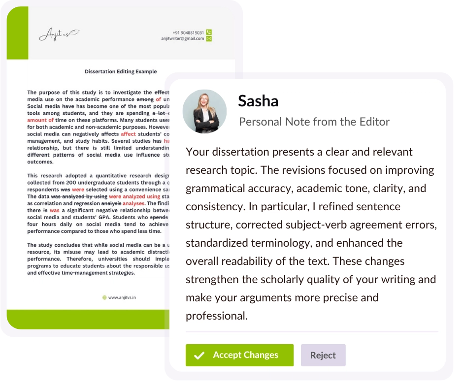 dissertation editing services
