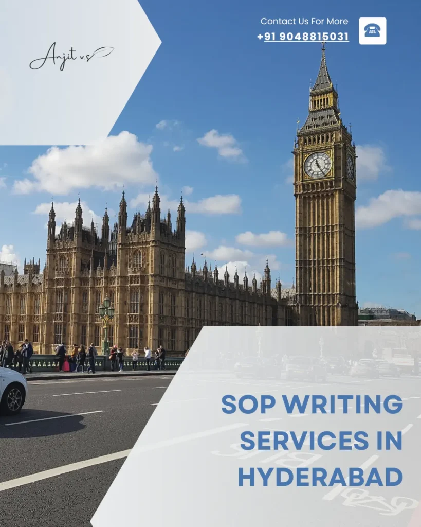 SOP WRITING SERVICES IN HYDERABAD